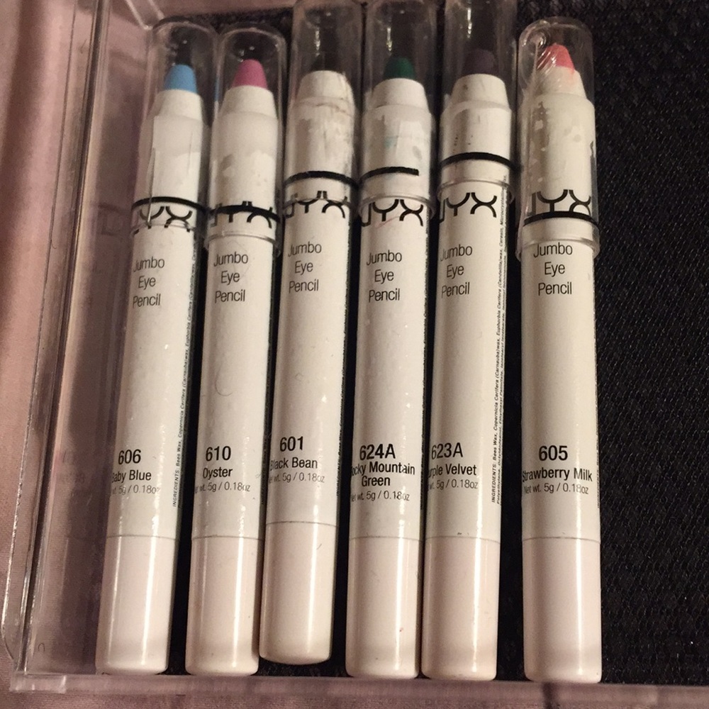 6 NYX Jumbo Eye Pencils